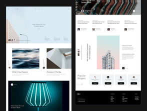 时尚多用途的网页UI设计组件模板 提升网页和网站设计的效率与美感